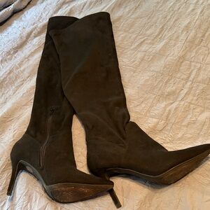 Jessica Simpson Elegant Black Over the Knee Boots Like New